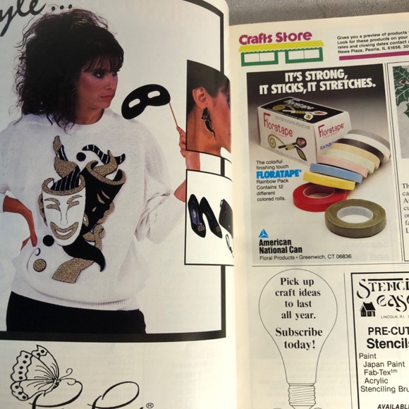 HALLOWEEN HOW-TO'S - CRAFTS CROSS STITCHER MAGAZINE, OCTOBER 1989 - Picture 8 of 9